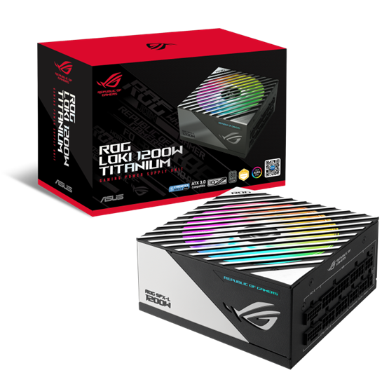 ASUS ROG Loki 1200W 80+ Titanium ventillátorral moduláris tápegység