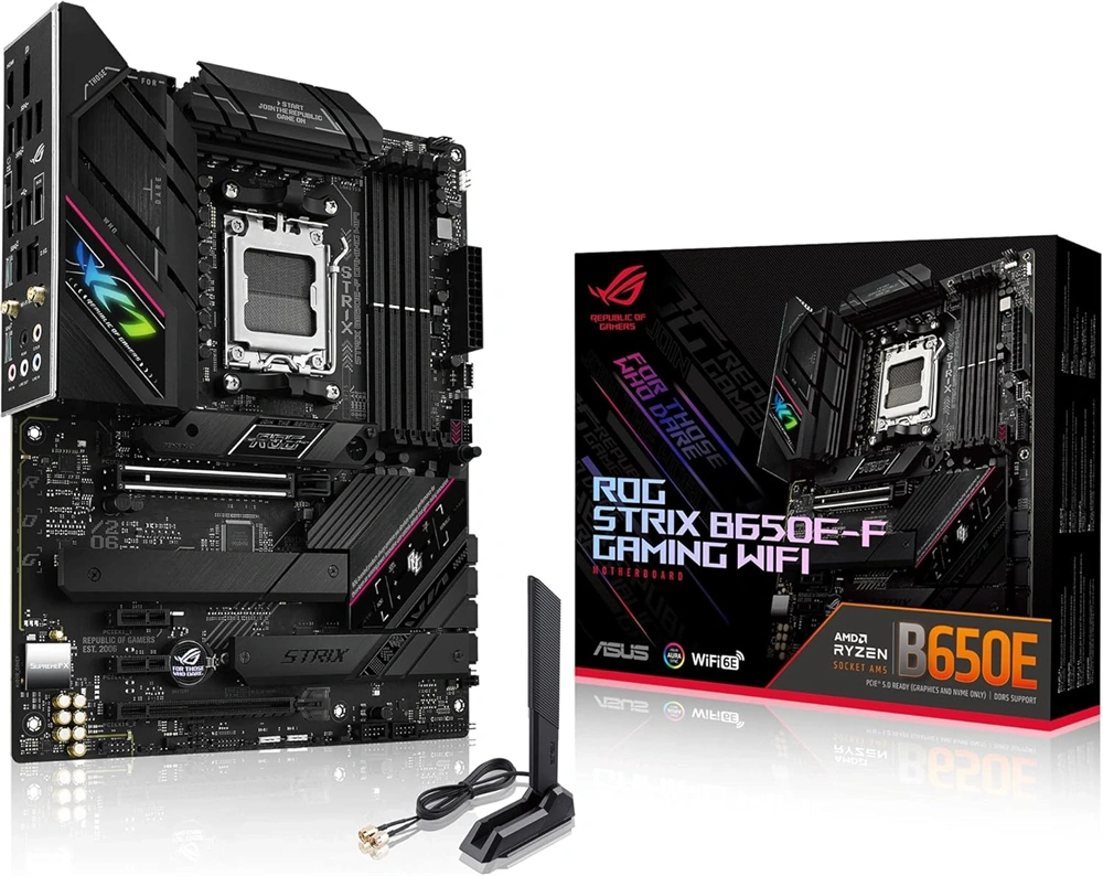 ASUS ROG STRIX B650E-F GAMING WIFI AMD B650 AM5 ATX alaplap DEMO
