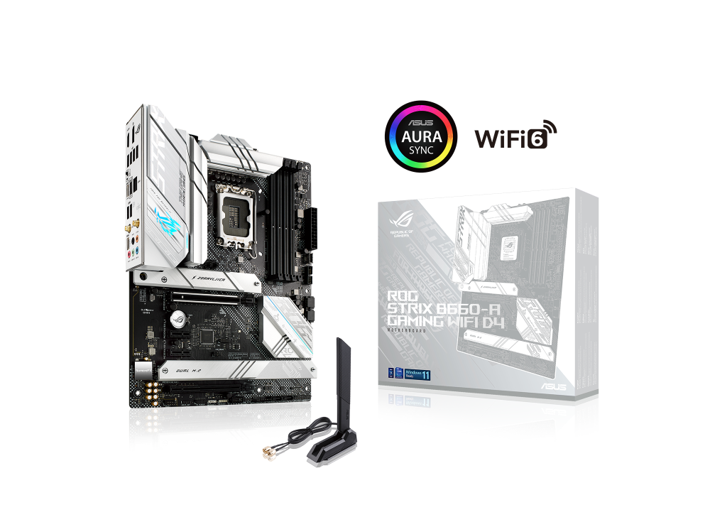 ASUS ROG STRIX B660-A GAMING WIFI D4 Intel B660 LGA1700 ATX alaplap
