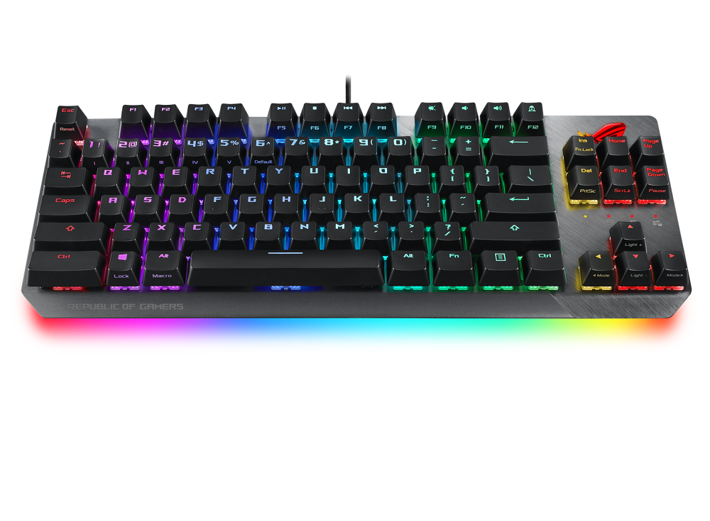 ASUS ROG STRIX SCOPE NX TKL HUN RGB mechanikus gamer billentyűzet