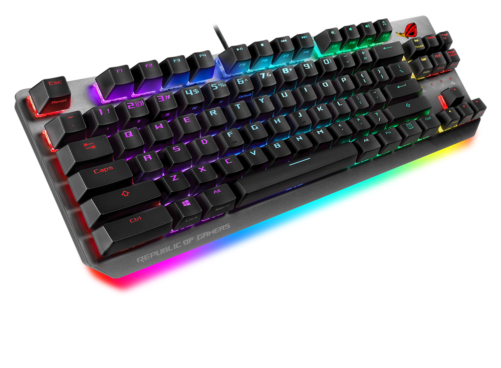 ASUS ROG STRIX SCOPE NX TKL HUN RGB mechanikus gamer billentyűzet