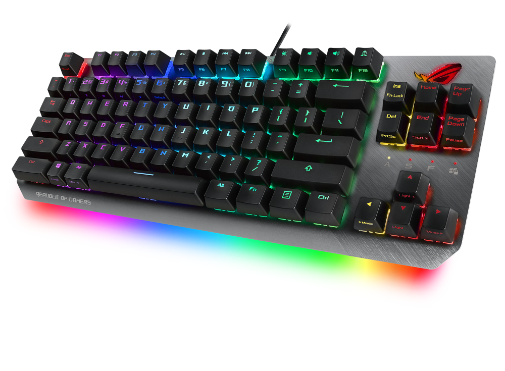 ASUS ROG STRIX SCOPE NX TKL HUN RGB mechanikus gamer billentyűzet