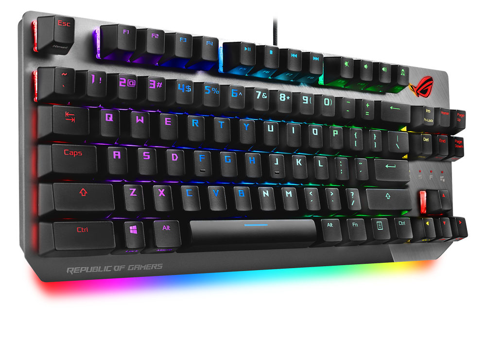 ASUS ROG STRIX SCOPE NX TKL HUN RGB mechanikus gamer billentyűzet