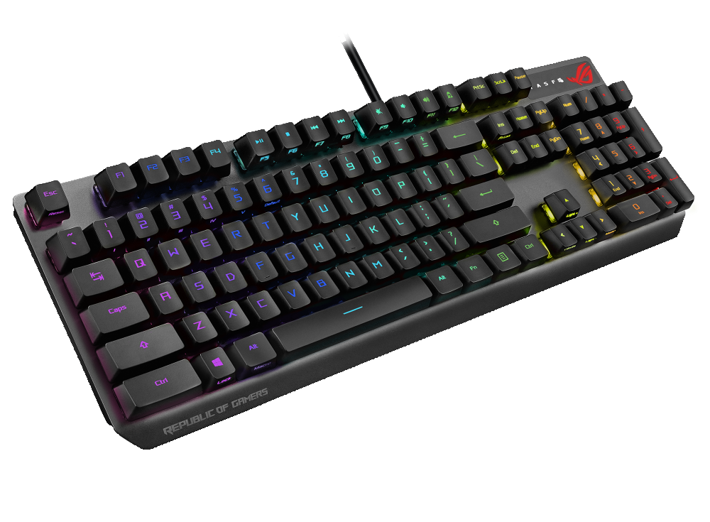 ASUS ROG STRIX SCOPE RX HUN RGB mechanikus gamer billentyűzet