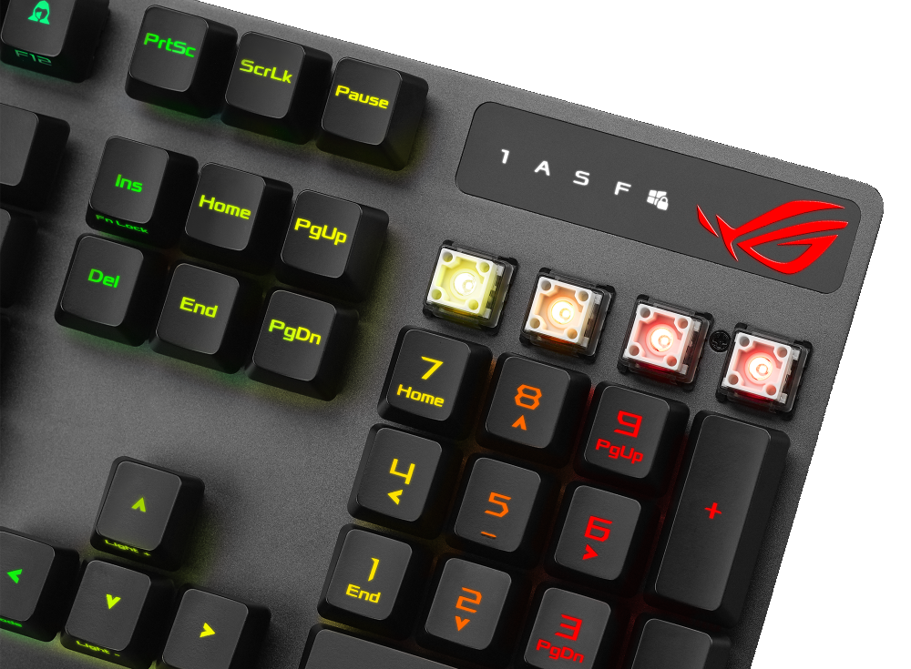 ASUS ROG STRIX SCOPE RX HUN RGB mechanikus gamer billentyűzet