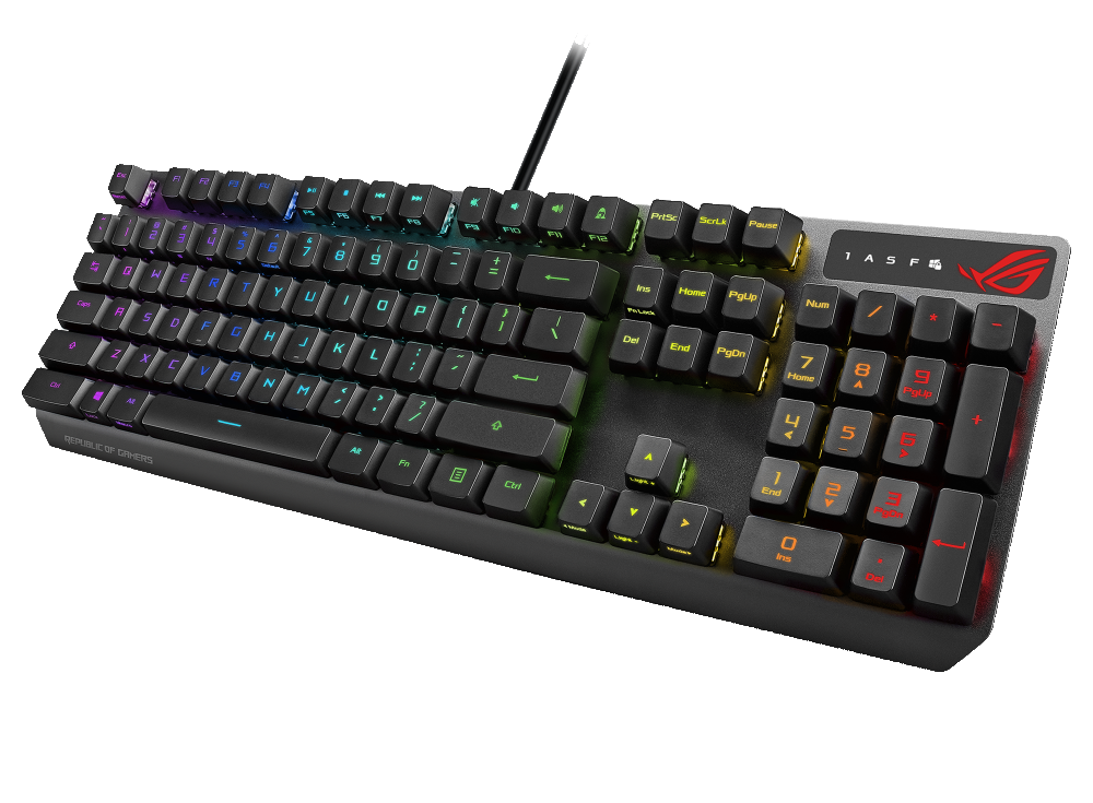 ASUS ROG STRIX SCOPE RX HUN RGB mechanikus gamer billentyűzet