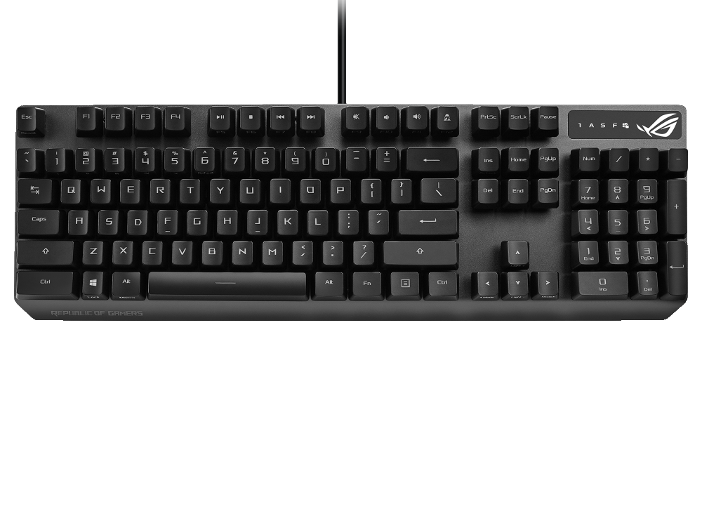 ASUS ROG STRIX SCOPE RX HUN RGB mechanikus gamer billentyűzet