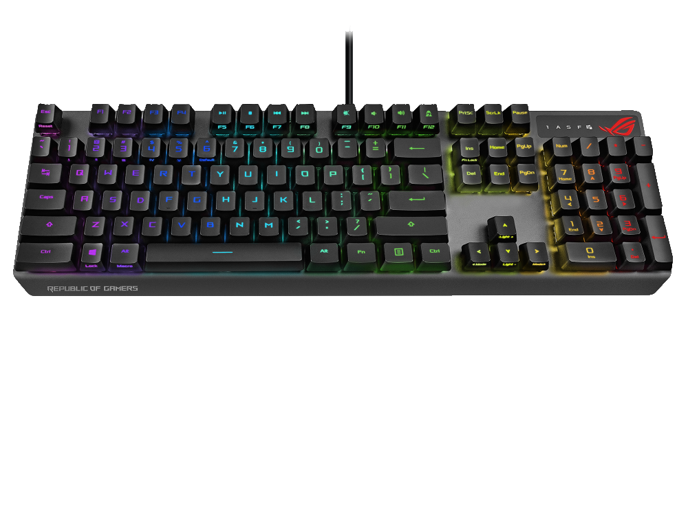 ASUS ROG STRIX SCOPE RX HUN RGB mechanikus gamer billentyűzet