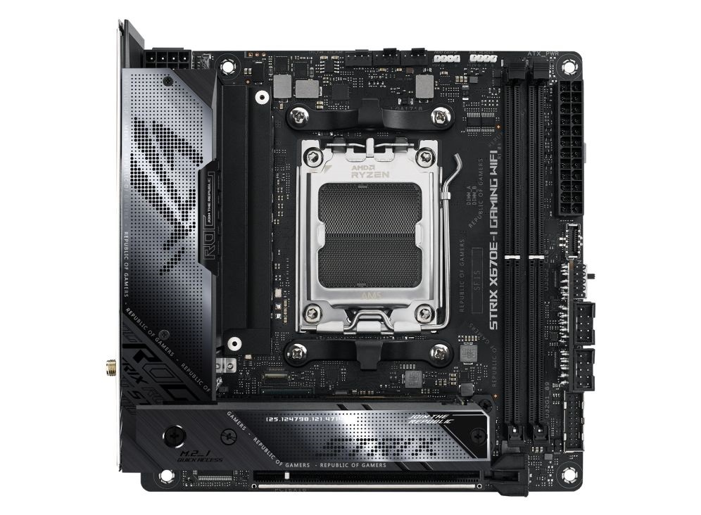 ASUS ROG STRIX X670E-I GAMING WIFI AMD X670 AM5 mini-ITX alaplap