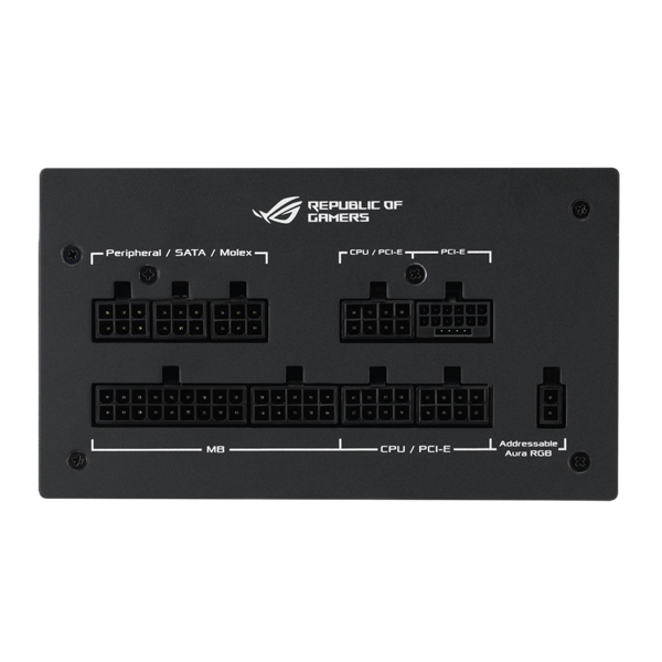ASUS ROG Strix 850W 80+ Gold Aura Edition 13,5 cm ventilátorral ATX tápegység