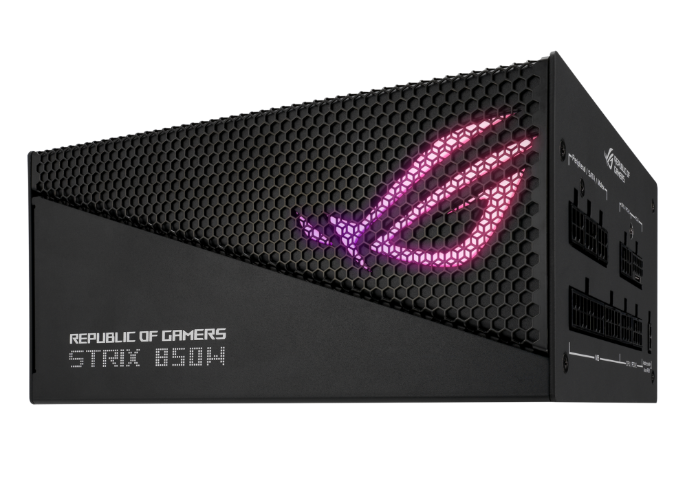 ASUS ROG Strix 850W 80+ Gold Aura Edition 13,5 cm ventilátorral ATX tápegység
