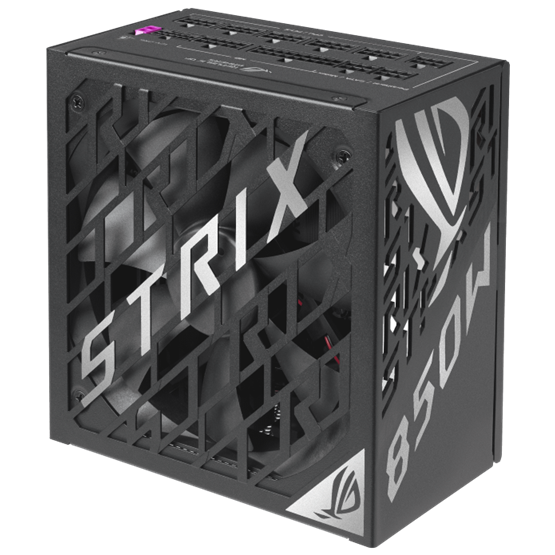 ASUS ROG Strix 850W 80+ Platinum ventillátorral moduláris tápegység