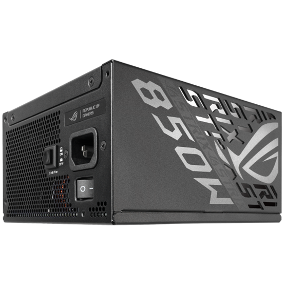 ASUS ROG Strix 850W 80+ Platinum ventillátorral moduláris tápegység
