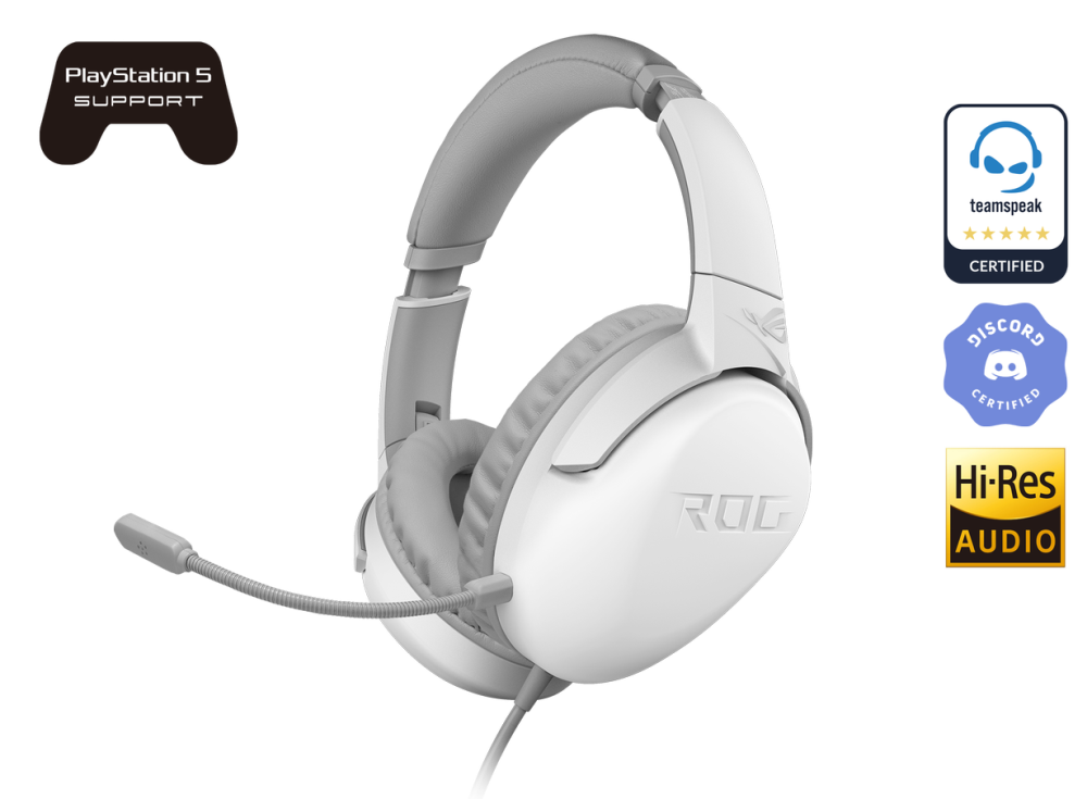 ASUS ROG Strix Go Core Moonlight White gamer headset