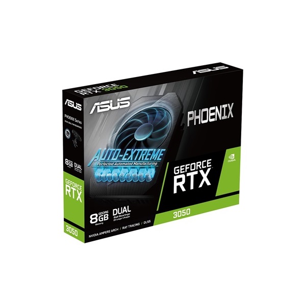 ASUS RTX 3050 nVidia 8GB GDDR6 PCIe videókártya