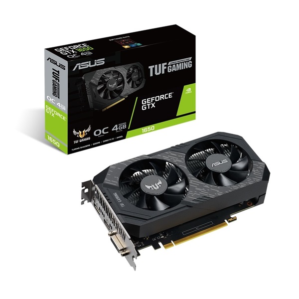 ASUS TUF-GTX1650-O4G-GAMING nVidia 4GB GDDR5 128bit PCIe videokártya