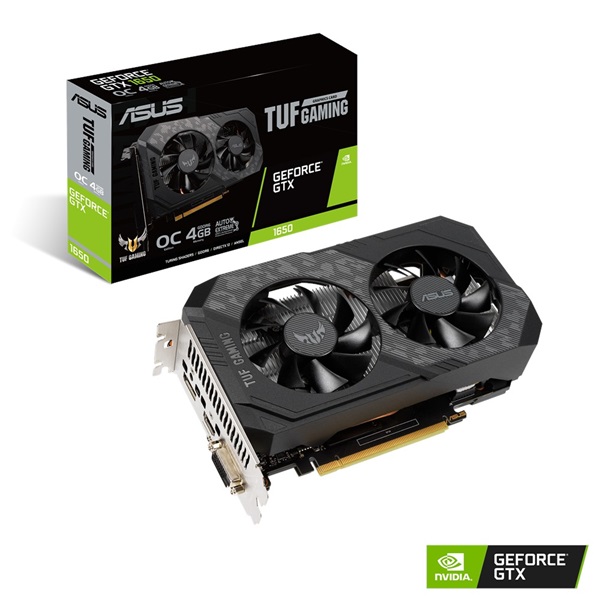 ASUS TUF-GTX1650-O4GD6-P-GAMING nVidia 4GB GDDR6 128bit PCIe videokártya
