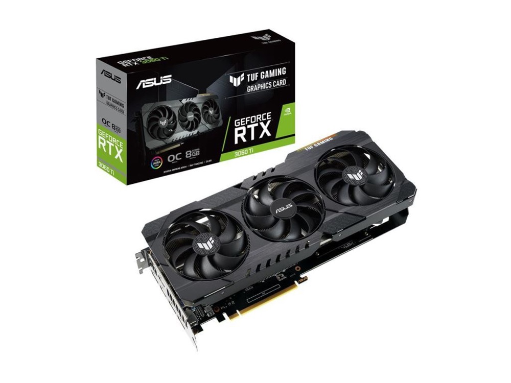 ASUS TUF-RTX3060TI-O8G-GAMING nVidia 8GB GDDR6 256bit PCIe videokártya