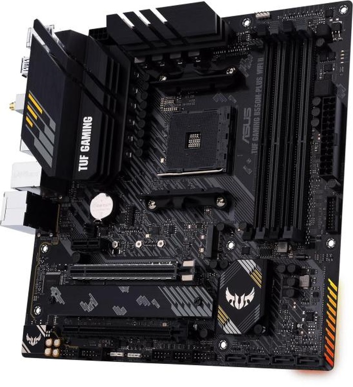 ASUS TUF GAMING B550M-PLUS WIFI II AMD B550 SocketAM4 mATX alaplap