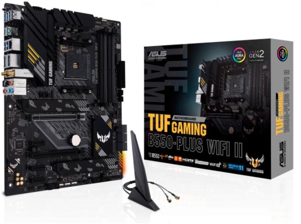 ASUS TUF GAMING B550-PLUS WIFI II AMD B550 SocketAM4 ATX alaplap