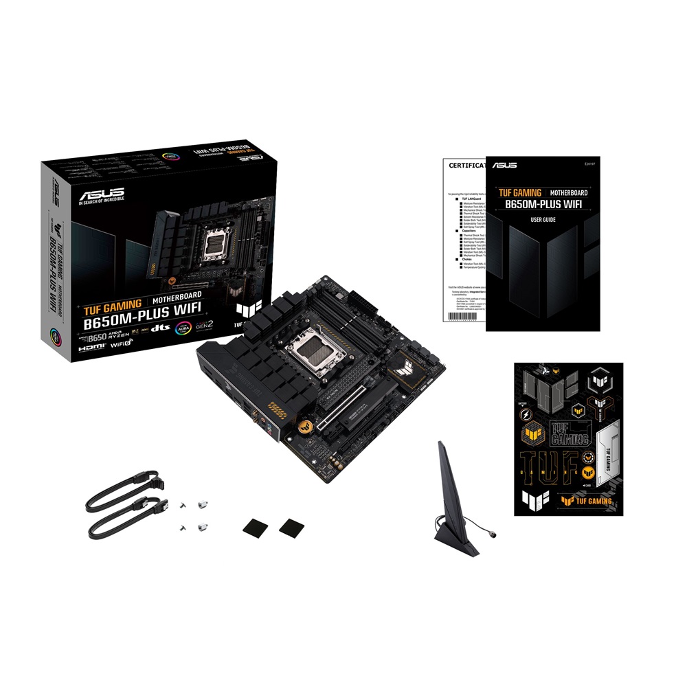 ASUS TUF GAMING B650M-PLUS WIFI AMD B650 AM5 mATX alaplap