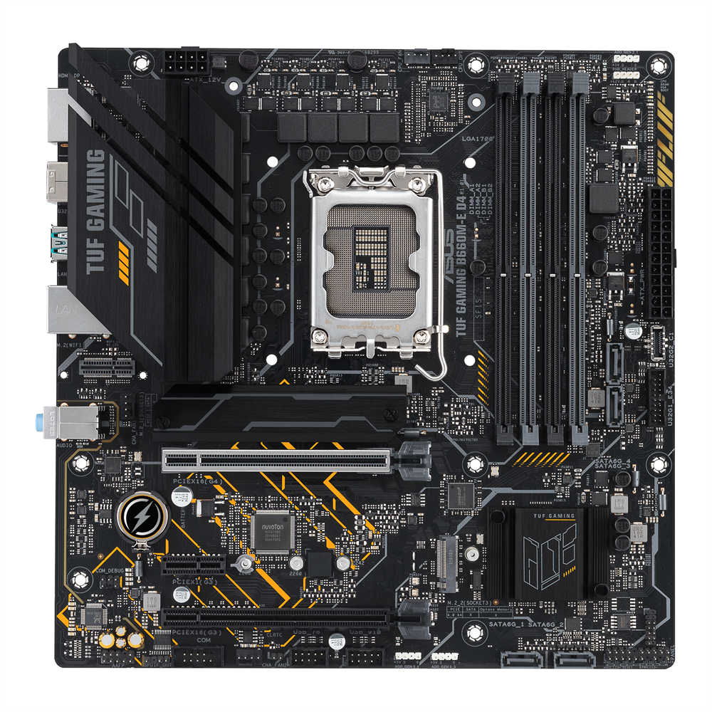 ASUS TUF GAMING B660M-E D4 Intel B660 LGA1700 mATX alaplap