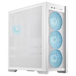 ASUS TUF GAMING GT302 TG fehér (táp nélküli) ablakos ARGB mATX ház