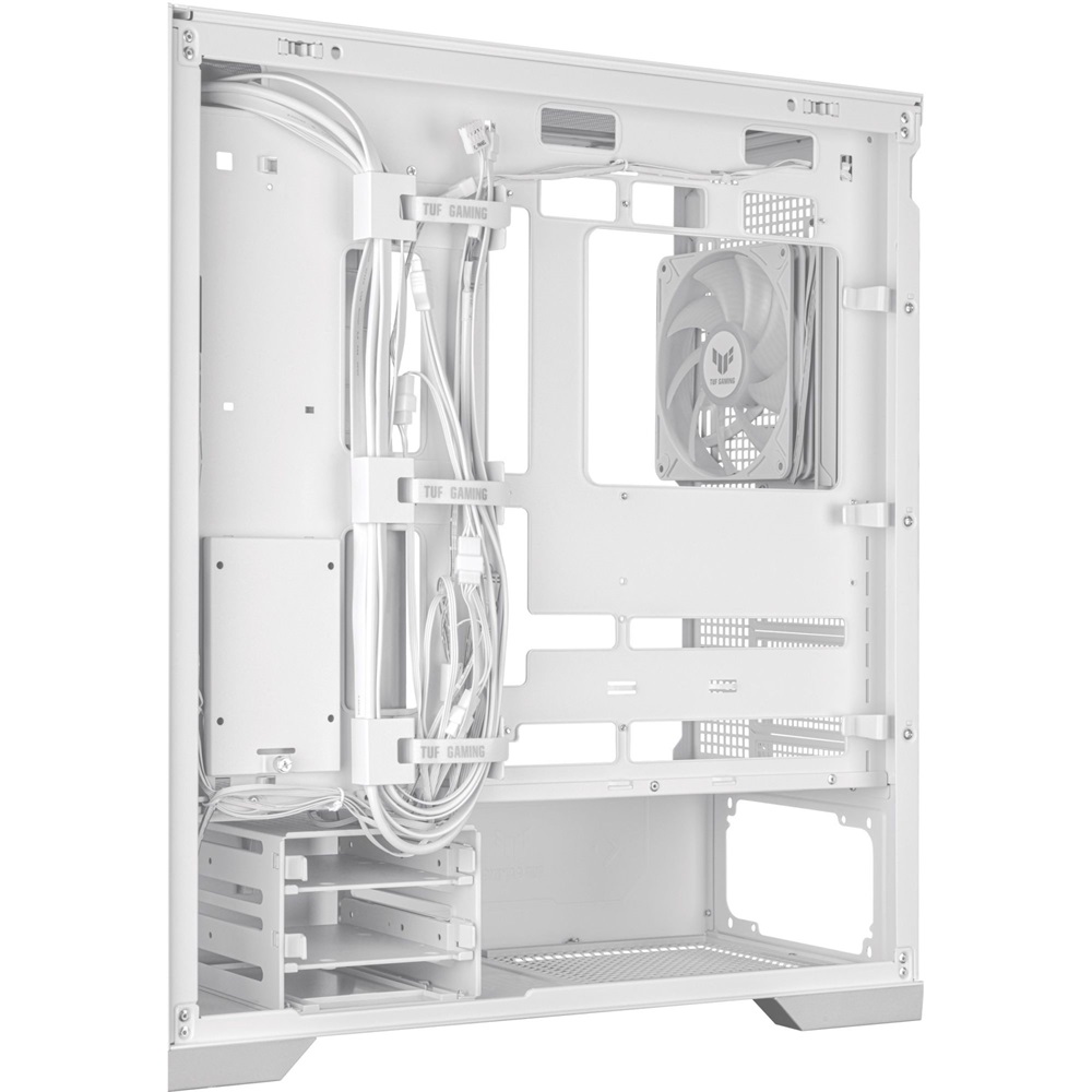 ASUS TUF GAMING GT302 TG fehér (táp nélküli) ablakos ARGB mATX ház