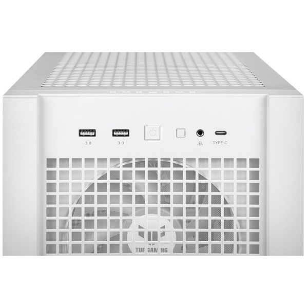 ASUS TUF GAMING GT302 TG fehér (táp nélküli) ablakos ARGB mATX ház
