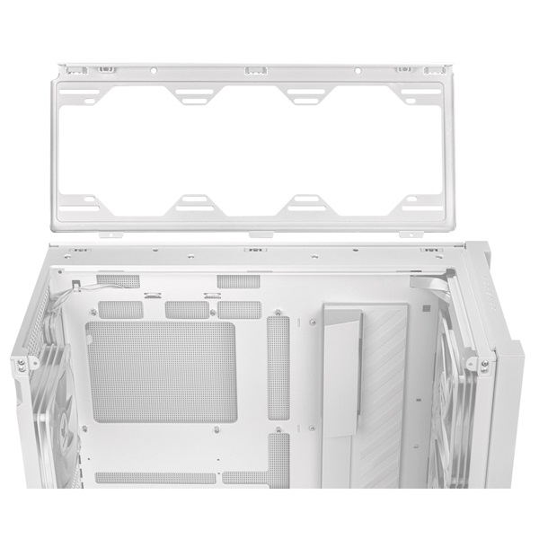 ASUS TUF GAMING GT302 TG fehér (táp nélküli) ablakos ARGB mATX ház