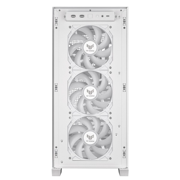 ASUS TUF GAMING GT302 TG fehér (táp nélküli) ablakos ARGB mATX ház
