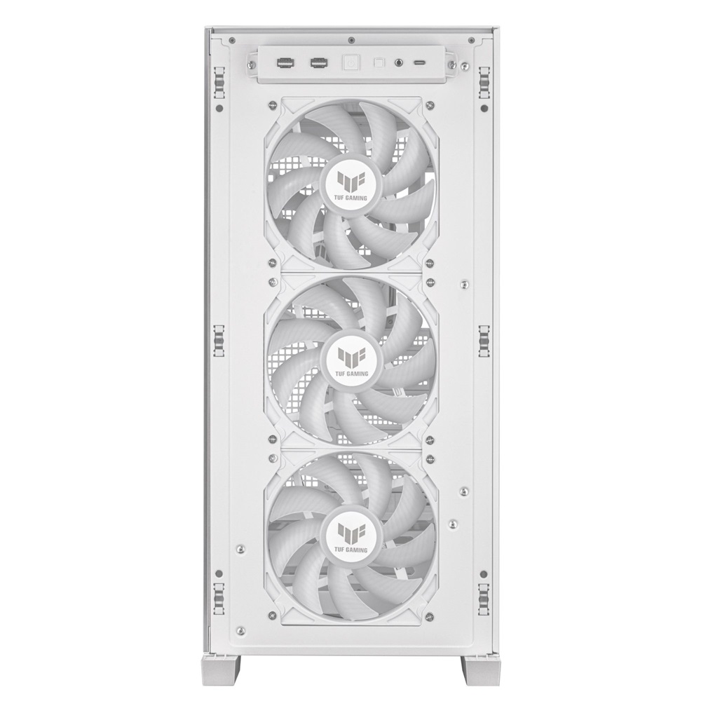 ASUS TUF GAMING GT302 TG fehér (táp nélküli) ablakos ARGB mATX ház