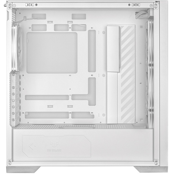 ASUS TUF GAMING GT302 TG fehér (táp nélküli) ablakos ARGB mATX ház