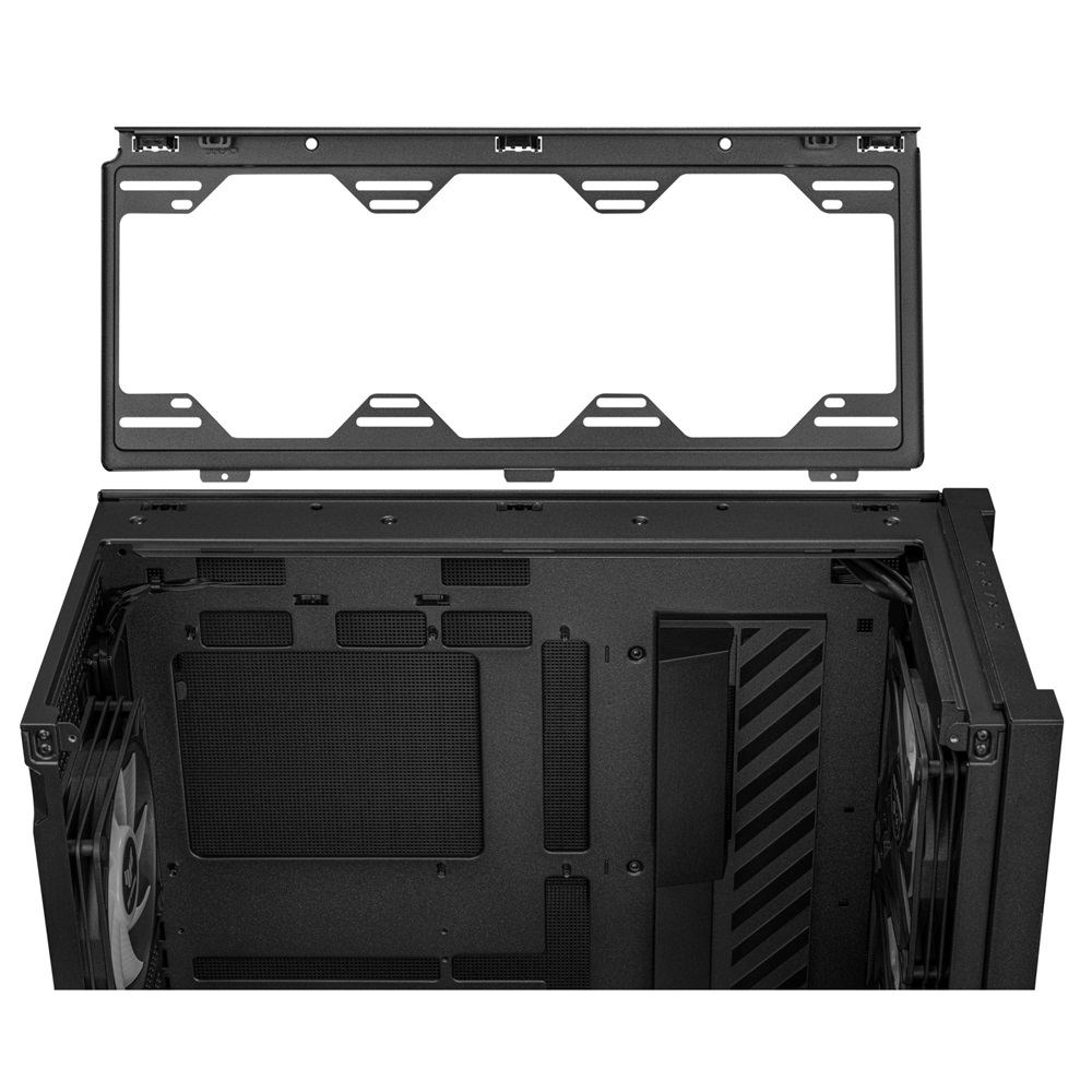 ASUS TUF GAMING GT302 TG fekete (táp nélküli) ablakos ARGB mATX ház