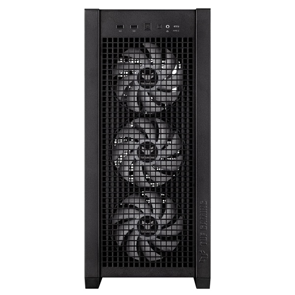 ASUS TUF GAMING GT302 TG fekete (táp nélküli) ablakos ARGB mATX ház