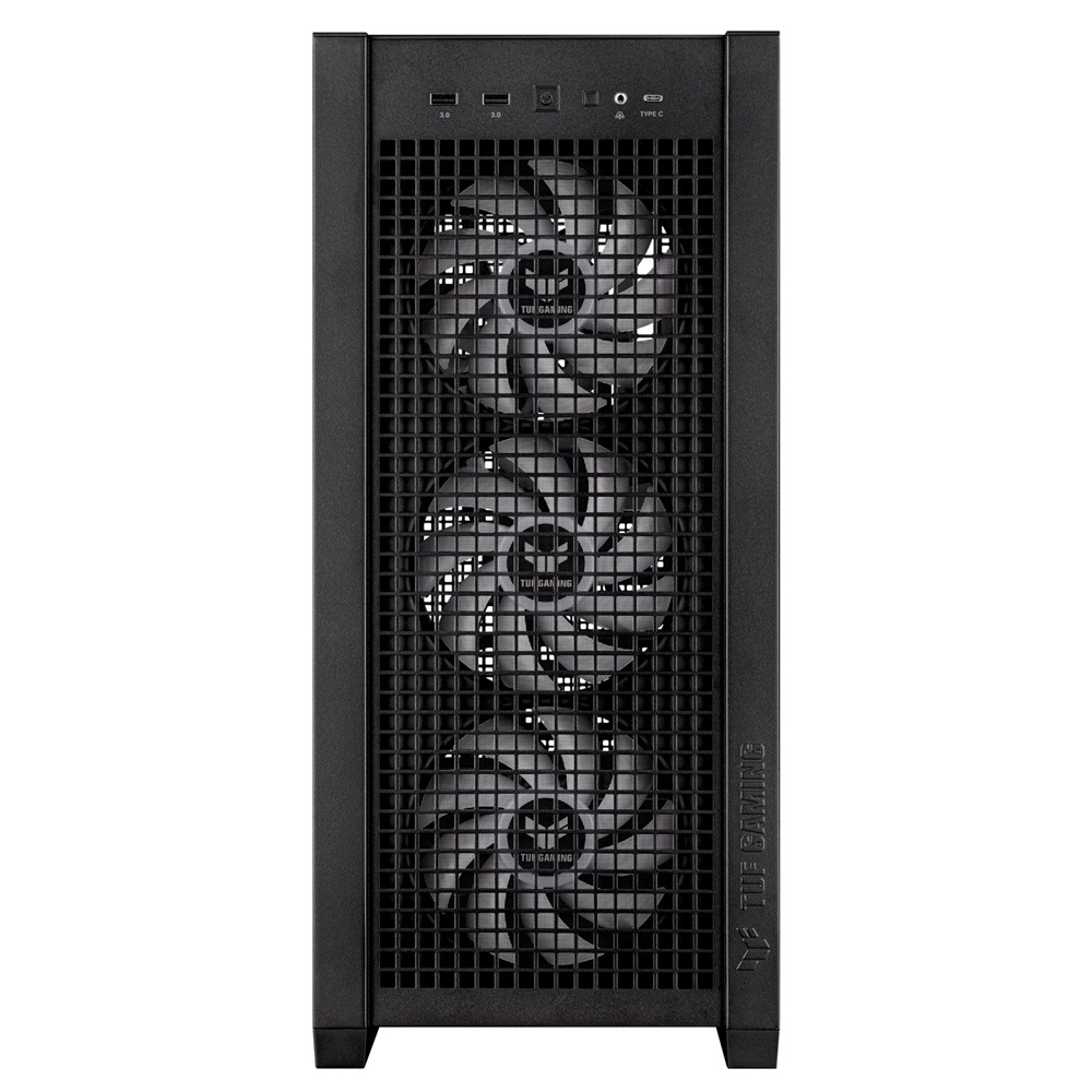 ASUS TUF GAMING GT302 TG fekete (táp nélküli) ablakos ARGB mATX ház