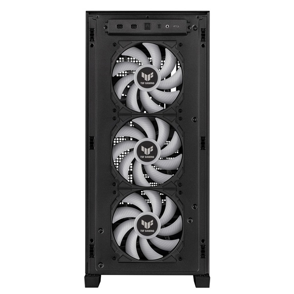 ASUS TUF GAMING GT302 TG fekete (táp nélküli) ablakos ARGB mATX ház