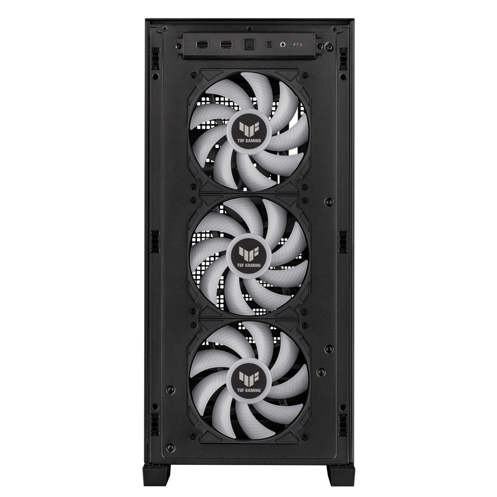 ASUS TUF GAMING GT302 TG fekete (táp nélküli) ablakos ARGB mATX ház