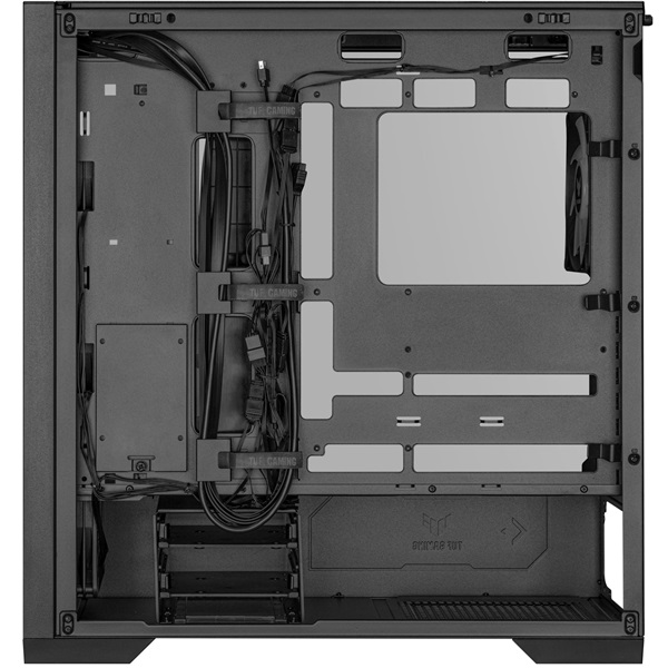 ASUS TUF GAMING GT302 TG fekete (táp nélküli) ablakos ARGB mATX ház