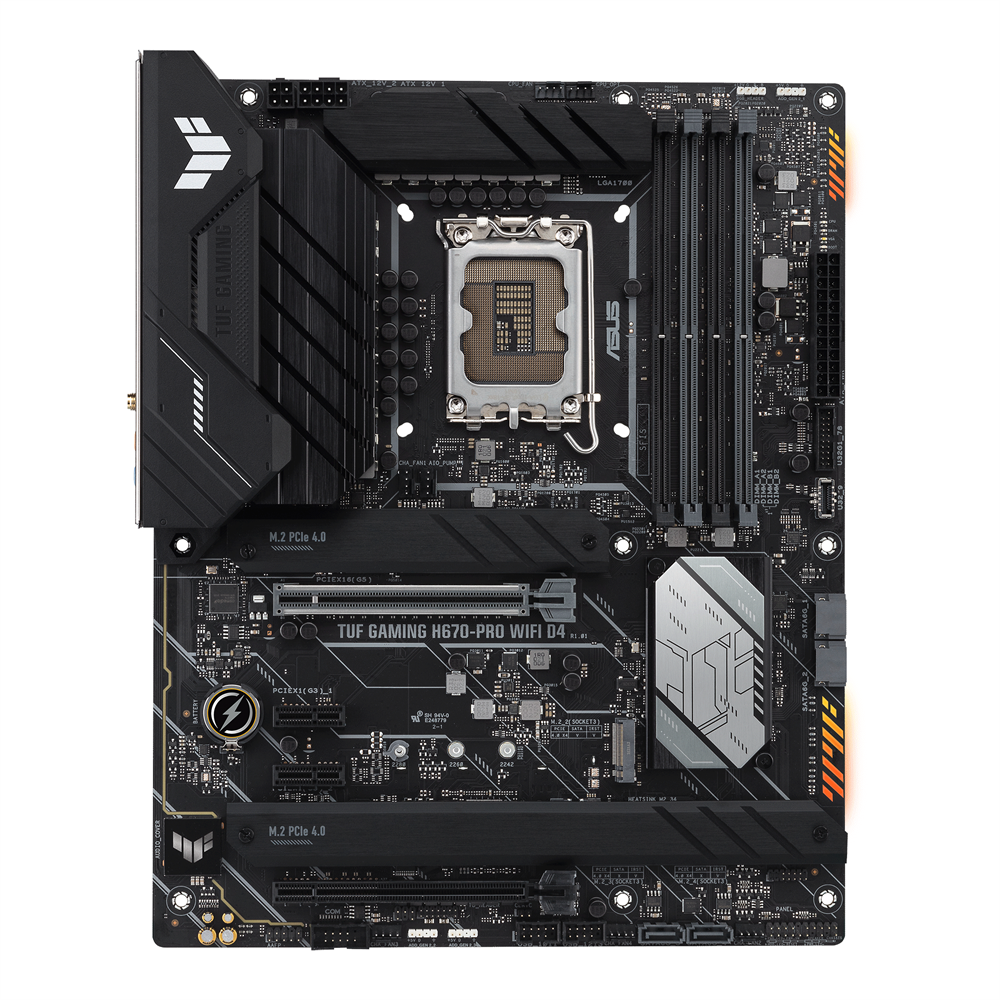 ASUS TUF GAMING H670-PRO WIFI D4 Intel H670 LGA1700 ATX alaplap