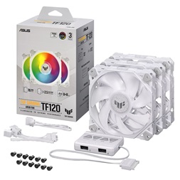 ASUS TUF GAMING TF120 ARGB WHITE EDITION 3IN1 ventilátor