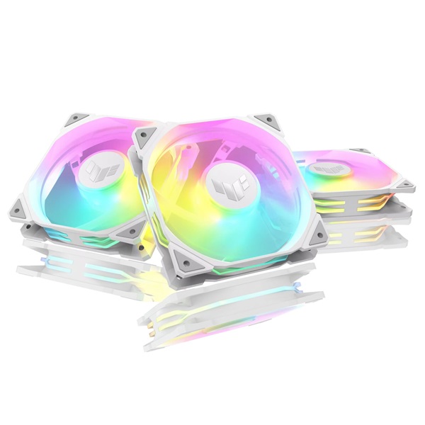 ASUS TUF GAMING TR120 FAN ARGB REVERSE fehér 3IN1 ventilátor