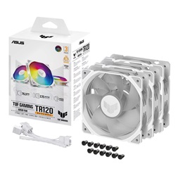 ASUS TUF GAMING TR120 FAN ARGB REVERSE fehér 3IN1 ventilátor