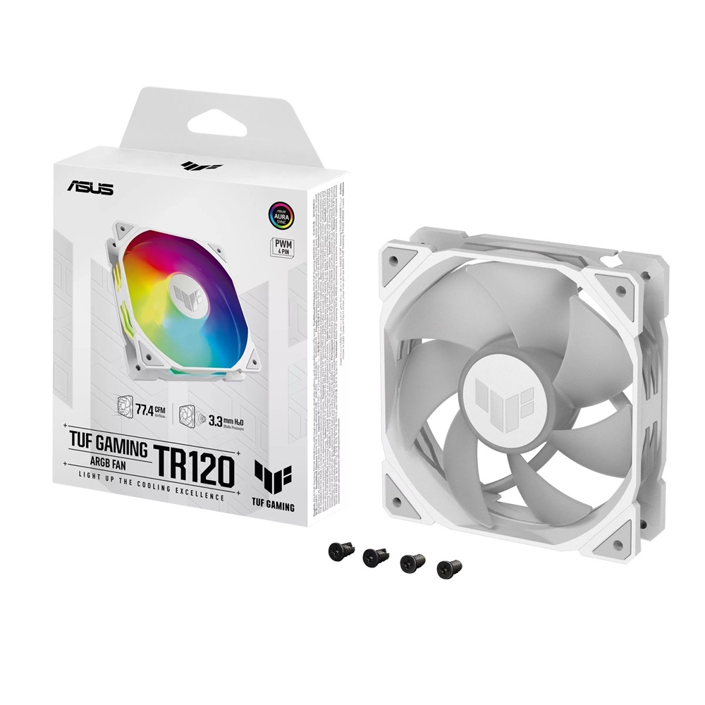 ASUS TUF GAMING TR120 FAN ARGB fehér ventilátor