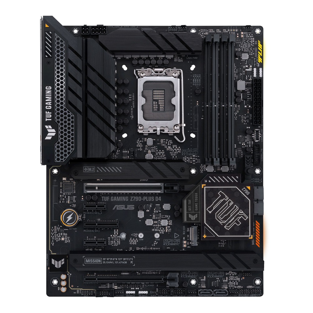 ASUS TUF GAMING Z790-PLUS D4 Intel Z790 LGA1700 ATX alaplap
