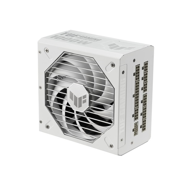 ASUS TUF Gaming 1000W 80+ Gold ventillátorral fehér moduláris tápegység