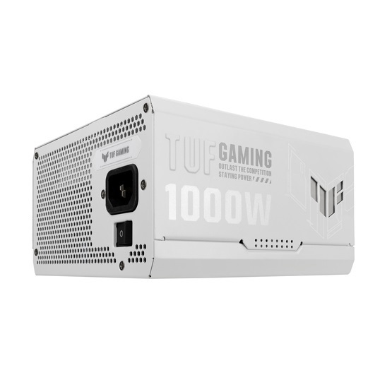 ASUS TUF Gaming 1000W 80+ Gold ventillátorral fehér moduláris tápegység