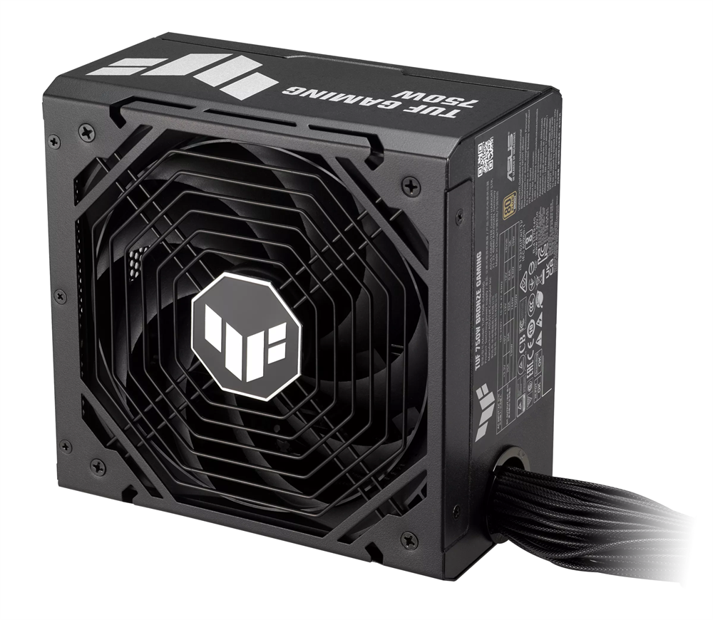 ASUS TUF Gaming 750W 80+ Bronze ventillátorral tápegység