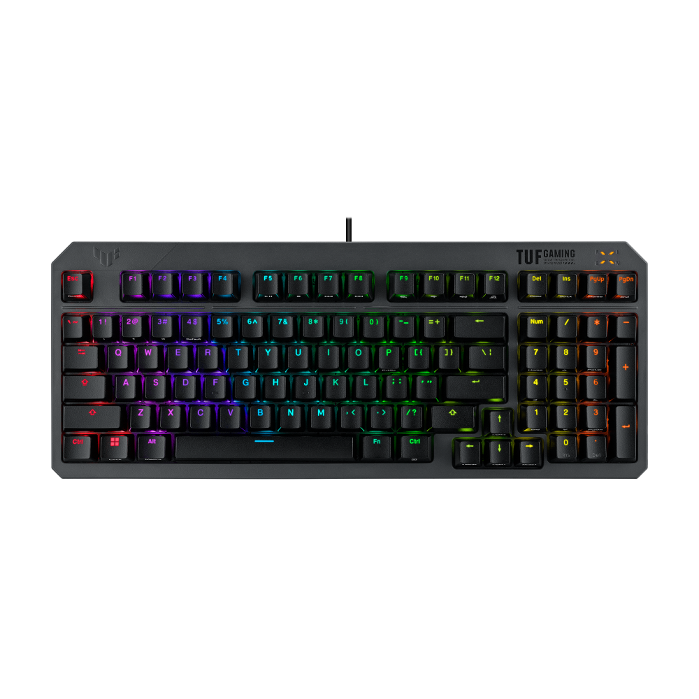 ASUS TUF Gaming K3 Gen II HUN Red switch mechanikus gamer billentyűzet