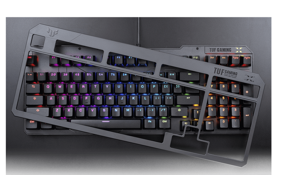 ASUS TUF Gaming K3 Gen II HUN Red switch mechanikus gamer billentyűzet